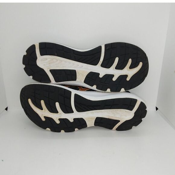 Asics Womens Pre-owned Black & Orange Running Sneakers - sz. 6 - Picture 5 of 6